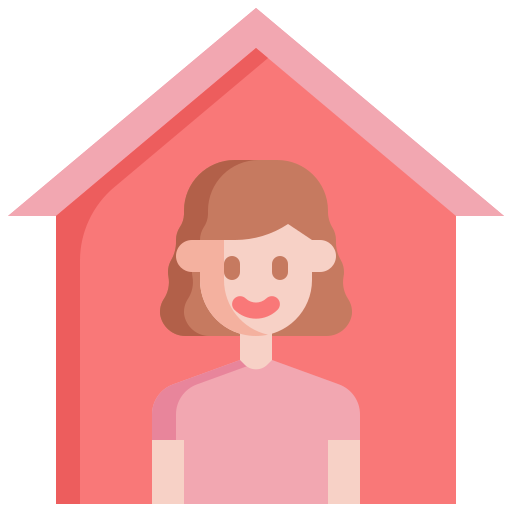 Woman, home, house, mothers, day, mom, people icon - Free download
