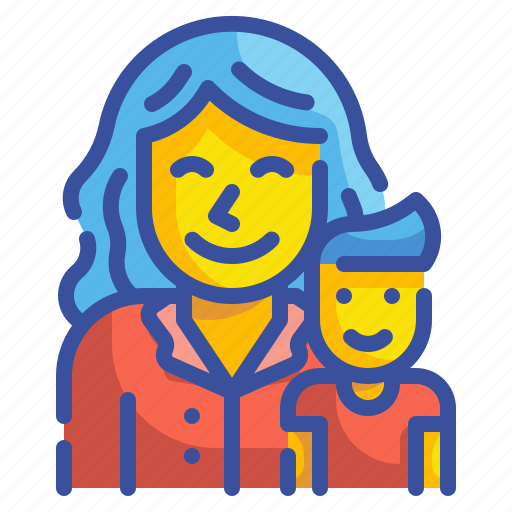 Baby, boy, kid, mom, mother, son, woman icon - Download on Iconfinder