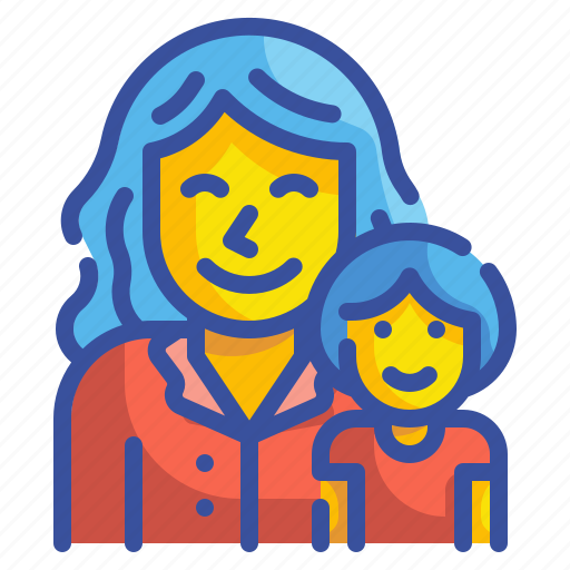 Baby, daughter, girl, kid, mom, mother, woman icon - Download on Iconfinder