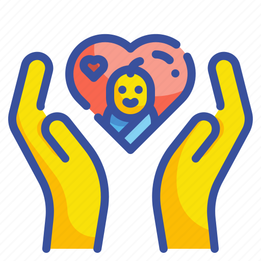 Charity, donation, gestures, hand, heart, love, solidarity icon - Download on Iconfinder