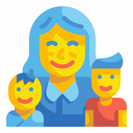 Baby, children, kid, mom, mother, mum, woman icon - Download on Iconfinder