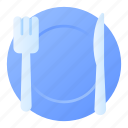 meal, restaurant, dinner, cutlery, plate, fork, knife