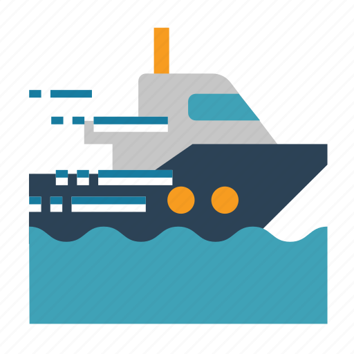 Cargo, fast, logistic, ship, transport, boat, speed icon - Download on Iconfinder