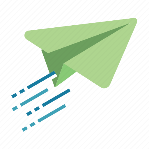 Fly, launch, paper, plane, message, airplane, origami icon - Download on Iconfinder