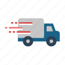 delivery, package, shipping, transport, truck, fast, logistics, quick, transportation