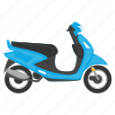 scooter, scooty, vehicle, ride, motor scooter