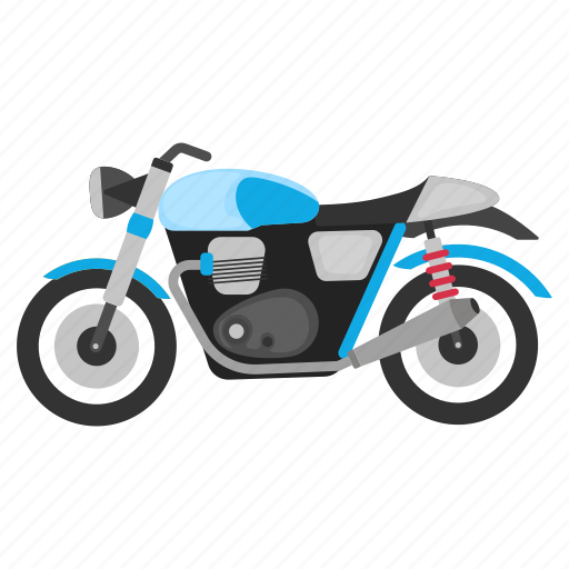 Retro bike, vintage motorbike, motorcycle, vehicle, bike icon - Download on Iconfinder