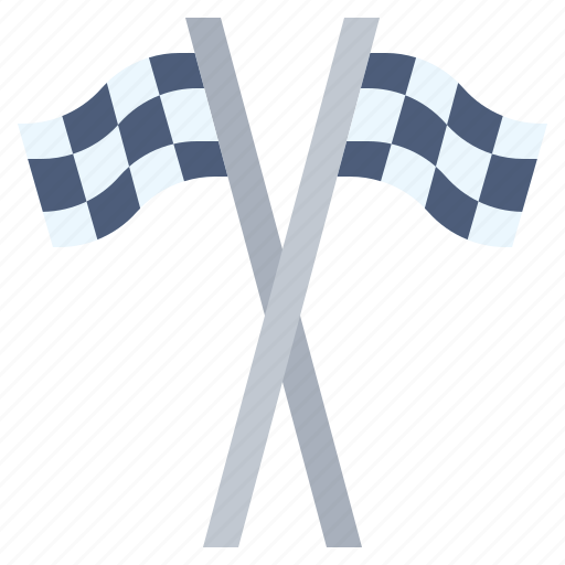 Crown, flag, races, racing, wheel icon - Download on Iconfinder