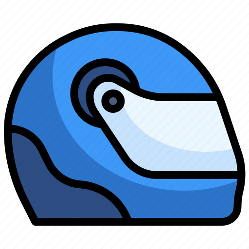Helmet, motorbike, race, security, sports icon - Download on Iconfinder