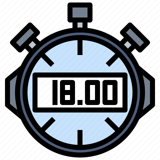 Chronometer, interface, stopwatch, time and date, timer icon - Download on Iconfinder