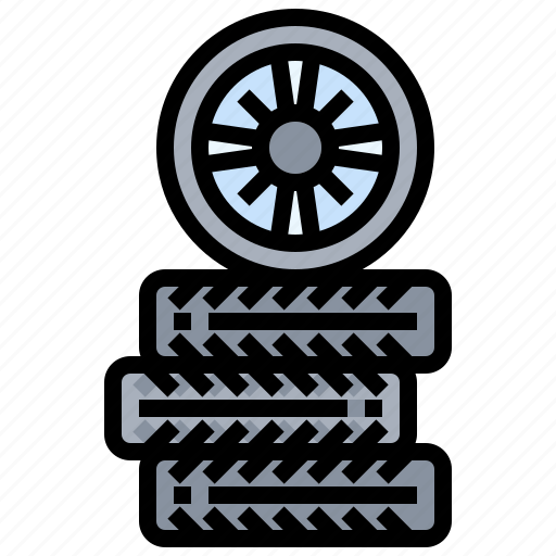 Car, pneumatic, race, tire, tyre, wheel icon - Download on Iconfinder