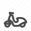 motorcycle, bike, vehicle, transportationrider, scooter