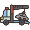 tow, truck, car, recovery, vehicle