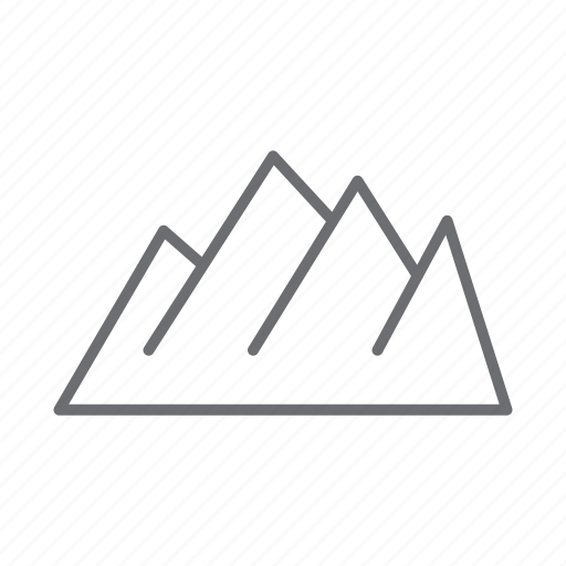 Mountain, mountains, hill, nature, landscape, scenery icon - Download on Iconfinder