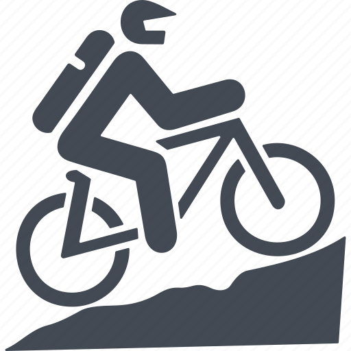 Mountain bike, bike, cyclist, transport icon - Download on Iconfinder