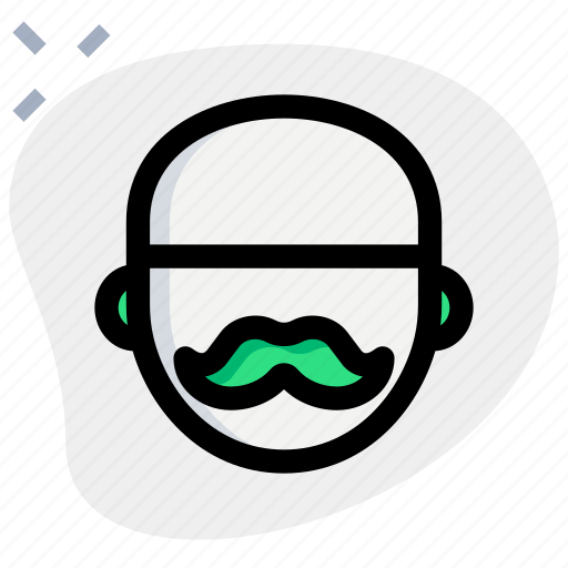 Face, moustache, fashion, man icon - Download on Iconfinder