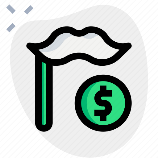 Fake, moustache, dollar, currency icon - Download on Iconfinder