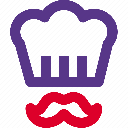 Chef, moustache, cooker, man icon - Download on Iconfinder
