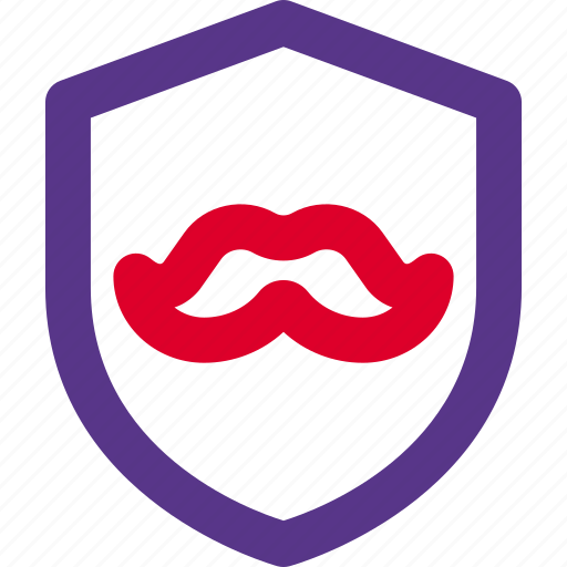Moustache, shield, protect, safety icon - Download on Iconfinder