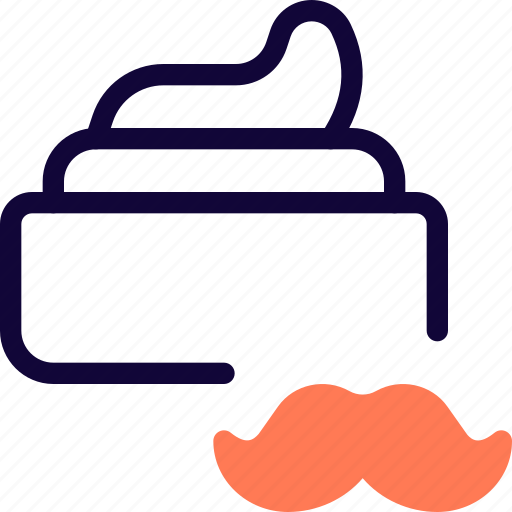 Moustache, lotion, cream, man icon - Download on Iconfinder