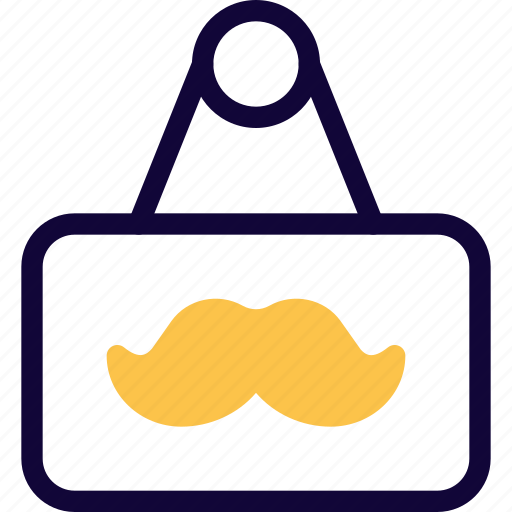 Moustache, sign, man, salon icon - Download on Iconfinder