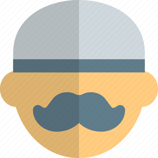 Face, moustache, man, fashion icon - Download on Iconfinder