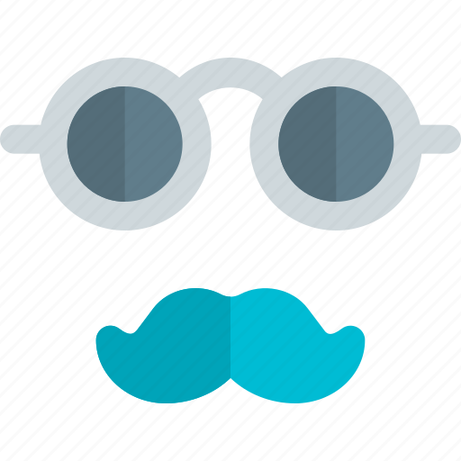 Glasses, moustache, eyewear, fashion icon - Download on Iconfinder