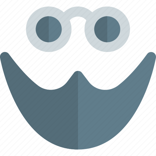 Hipster, beard, glasses, eyewear icon - Download on Iconfinder