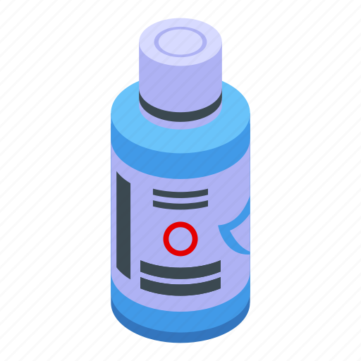 Care, mouthwash, isometric icon - Download on Iconfinder