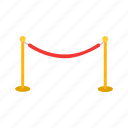 barrier, cinema, movie, railings, red carpet, rope