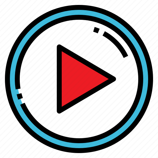 Arrow, movie, play, song, video icon - Download on Iconfinder
