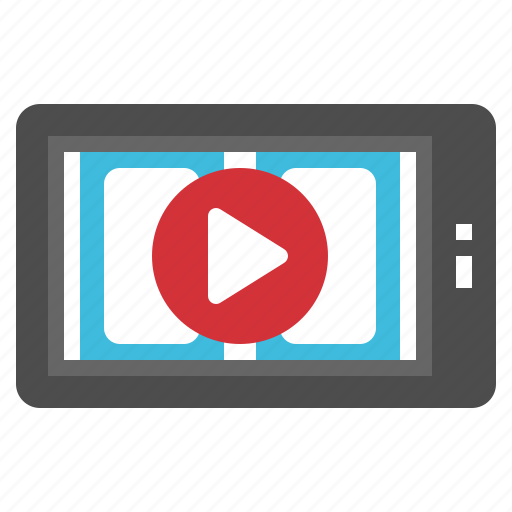 Clip, mobile, movie, online, video icon - Download on Iconfinder