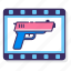 action, gun, movie, film 