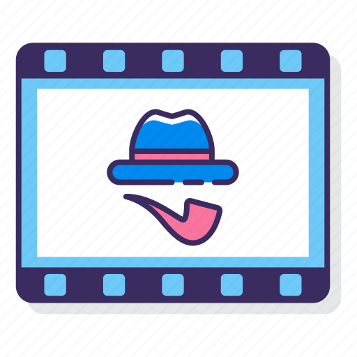Detective, movie, film, video icon - Download on Iconfinder