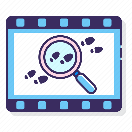 Mystery, movie, film, tracks icon - Download on Iconfinder