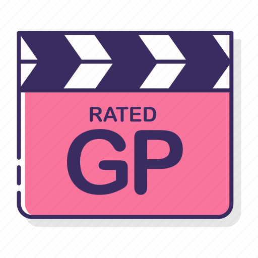 Rated, gp, movie, film icon - Download on Iconfinder