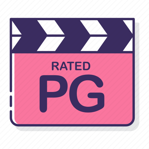 Rated, pg, movie, film icon - Download on Iconfinder