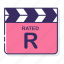 r rated, move, film 