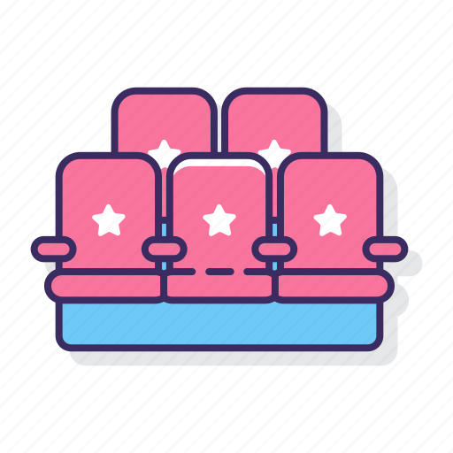 Seating, seats, movie, film icon - Download on Iconfinder