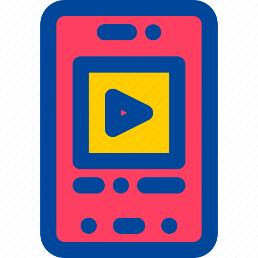 Movie, smartphone, streaming, video, youtube icon - Download on Iconfinder