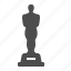 award, movie, oscar, prize, statue 