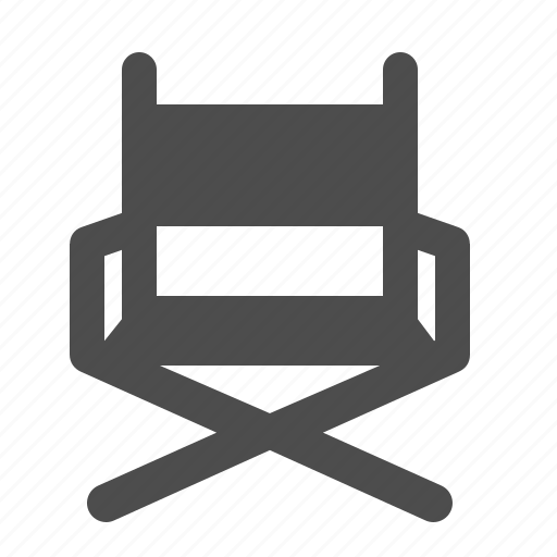 Chair, director, movie, theater, theatre icon - Download on Iconfinder