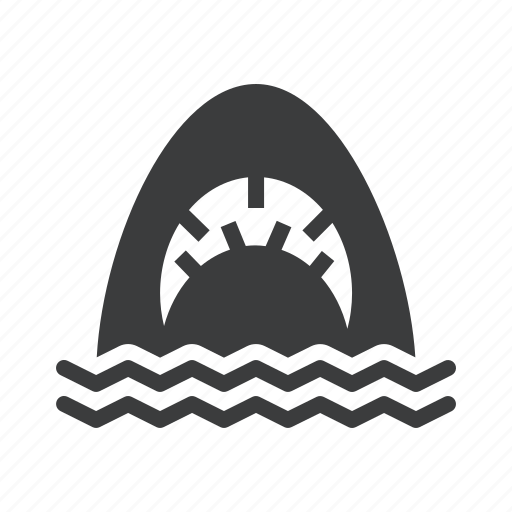 Horror, jaws, sea, shark icon - Download on Iconfinder