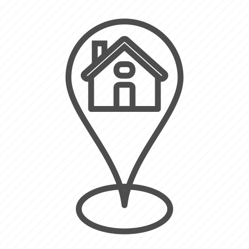 Gps, home, house, hunting, location, moving, rent icon - Download on Iconfinder