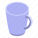 tea, mug, isometric
