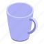 tea, mug, isometric 