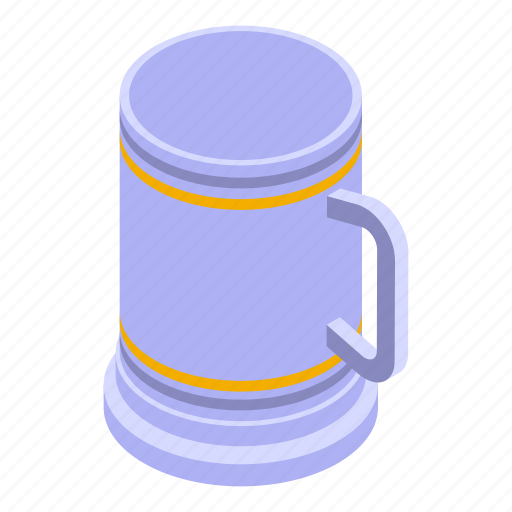 Mug, isometric, computer icon - Download on Iconfinder