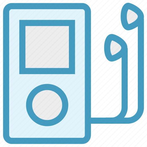 Ipod, media, mp3 player, multimedia, music, music device, sound icon - Download on Iconfinder