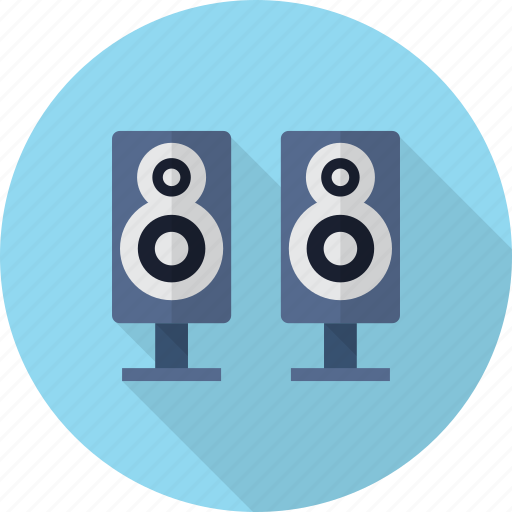 Audio, loudspeaker, multimedia, sound, speaker, voice, volume icon - Download on Iconfinder