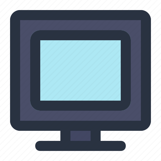 Computer, display, monitor, multimedia, screen, television, tv icon - Download on Iconfinder